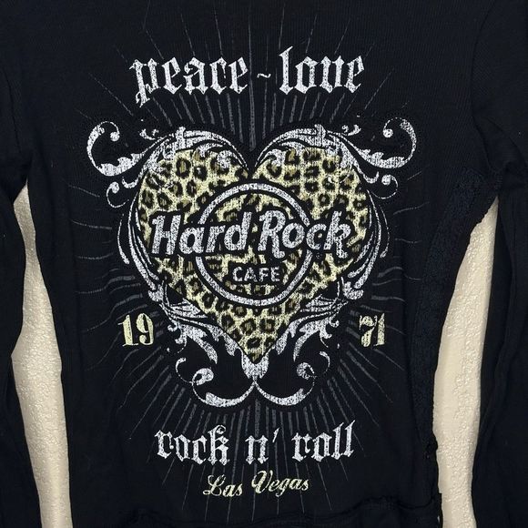 Y2K NWT Hard Rock Cafe Hoodie Womens XS - Picture 5 of 6